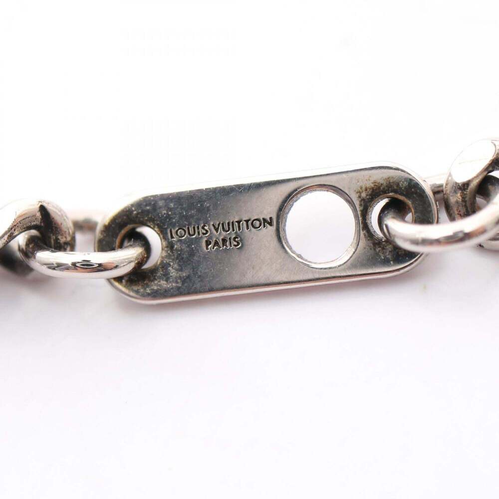 LOUIS VUITTON Silver Necklace - Picture 4 of 8